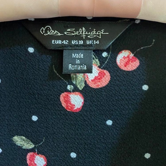 Miss Selfridge 🍒 Cherry Print Blazer Jacket - Picture 5 of 5